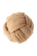 Hračka pes animALL Kožen&yacute; m&iacute;č kůže, natural L 10cm