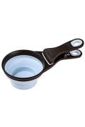 Odměrka na krmivo SILICONE s klipem, modr&aacute; M Zolux