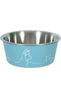 Miska nerez pes LOVE DOG 1,7l modr&aacute; Zolux