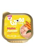 WOW Dog pa&scaron;tika Junior kuřec&iacute; s karotkou 150g