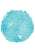 Hračka pes BALL TPR POP m&iacute;ček 7,5cm tyrkysov&aacute; Zolux