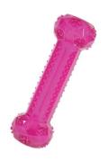 Hračka pes STICK TPR POP kost 15cm růžov&aacute; Zolux