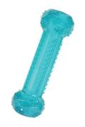 Hračka pes STICK TPR POP kost 15cm tyrkysov&aacute; Zolux