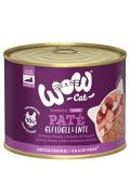 WOW Cat konz. Senior Pat&eacute; drůbež s kachnou 200g