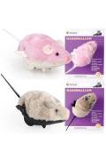 Hračka kočka My&scaron;ka Marshmallow na kl&iacute;ček 8cm