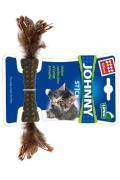 Hračka kočka GiGwi Johnny Stick Catnip s peř&iacute;čky