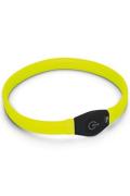 Obojek USB Visio Light LED nab&iacute;jec&iacute; 65cm žlut&yacute; KAR