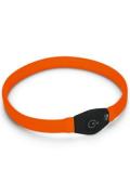 Obojek USB Visio Light LED nab&iacute;jec&iacute; 65cm oranžov&yacute; KAR