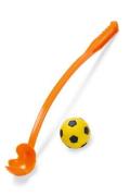 Hračka pes H&aacute;zedlo 64cm oranž./červ. KAR