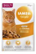 Iams Cat Senior Delights kapsa Chicken in gravy 85g