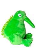 Hračka pes PLUSH ply&scaron;,p&iacute;skac&iacute;,zelen&aacute; 16cm Kiwi
