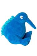 Hračka pes PLUSH ply&scaron;,p&iacute;skac&iacute;,modr&aacute; 16cm Kiwi