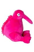 Hračka pes PLUSH ply&scaron;,p&iacute;skac&iacute;,růžov&aacute; 16cm Kiwi