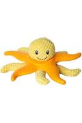 Hračka pes OCTOPUS & STARFISH ply&scaron;,TPR oranž.27cm Kiwi