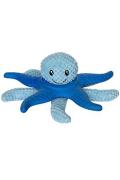 Hračka pes OCTOPUS & STARFISH ply&scaron;,TPR modr.27cm Kiwi