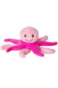 Hračka pes OCTOPUS & STARFISH ply&scaron;,TPR růžov.27cm Kiwi