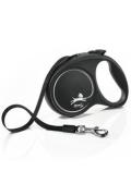 Vod&iacute;tko FLEXI Black Design L p&aacute;sek 5m/50kg stř&iacute;brn&aacute;