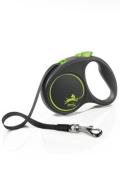 Vod&iacute;tko FLEXI Black Design S p&aacute;sek 5m/15kg zelen&aacute;