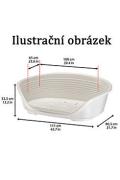 Pelech plast SIESTA DLX 4 hněd&yacute; 61,5x45x21,5cm FP