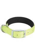 Obojek pes SOFT nylon 25mm/65cm limetkov&aacute; Zolux