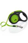 Vod&iacute;tko FLEXI Neon New S p&aacute;sek 5m/15kg čern&aacute;/zelen&aacute;
