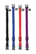 Obojek kočka nylon s rolničkou nastaviteln&yacute; 32cm mixTR