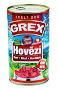 GRAND Dog konz. Grex Adult hověz&iacute; 1280g