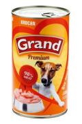 GRAND Dog konz. Premium krocan 1300g