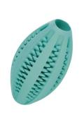 Hračka pes Dentafun RUGBY s m&aacute;tou 11cm zelen&aacute; TR