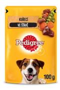 Pedigree kapsa Adult kuřec&iacute; se zeleninou ve &scaron;ť&aacute;vě 100g