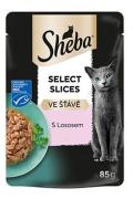 Sheba kapsa Select Slices s lososem 85g
