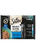 Sheba kapsa Select Slices ryb&iacute; v&yacute;běr 4x85g