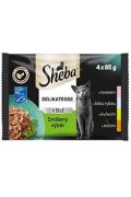 Sheba kapsa Delikatesse mix v&yacute;běr 4x85g