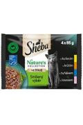 Sheba kapsa Nature's Collection mix v&yacute;běr 4x85g