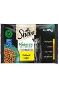 Sheba kapsa Nature's Collection drůbež&iacute; v&yacute;běr 4x85g