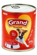 GRAND Dog konz. Premium hověz&iacute; 850g