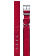 Obojek nylon DAYTONA C 45cmx25mm červen&yacute; FP 1ks