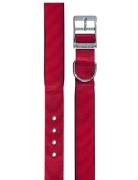 Obojek nylon DAYTONA C 63cmx40mm červen&yacute; FP 1ks