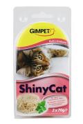 Gimpet ShinyCat konz. krab&kuřec&iacute; 2x70g