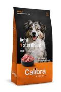 Calibra Dog EXPERT+ Adult Light & Sterilised Beef 12kg