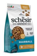 Schesir Cat Monoprotein Hairball kuřec&iacute; 1,5kg
