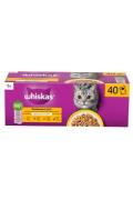 Whiskas kapsa Core drůbež&iacute; v&yacute;běr v žel&eacute; 40x85g