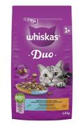 Whiskas Dry DUO tuň&aacute;k a kuře 1,4kg