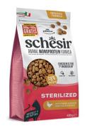 Schesir Cat Monoprotein Sterilized kuřec&iacute; 400g