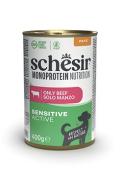 Schesir Dog konz.Monoprotein Active Hověz&iacute; pat&eacute; 400g