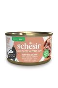 Schesir Cat konz.Compl.Nutrition Tuň&aacute;k+losos žel&eacute; 85g