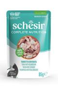 Schesir Cat kapsa Compl.Nutrition Tuň&aacute;k+pražma žel&eacute;85g