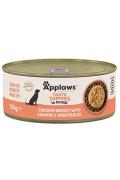 Applaws Dog konz. Toppers Broth kuře s lososem 156g